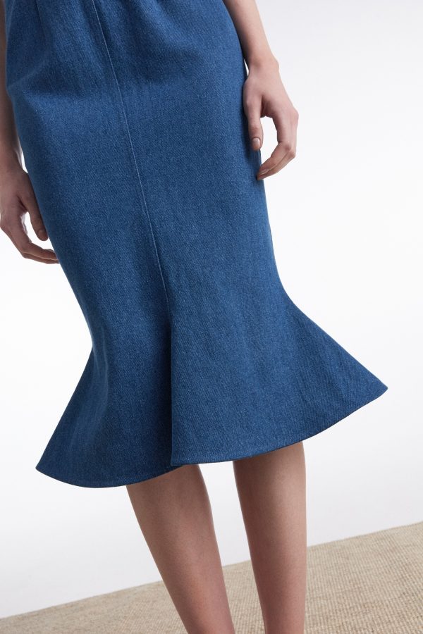 SALTWATER DENIM DRESS BLUE - Image 3
