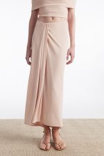 ARIA MIDI SKIRT PINK - Image 4