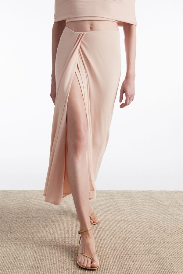 IMG_0216 ARIA MIDI SKIRT PINK - Image 1