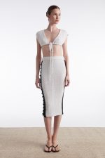VOYAGE MIDI SKIRT white - Image 2