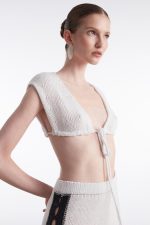 VOYAGE KNITTED TOP white - Image 2
