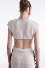VOYAGE KNITTED TOP white - Image 3