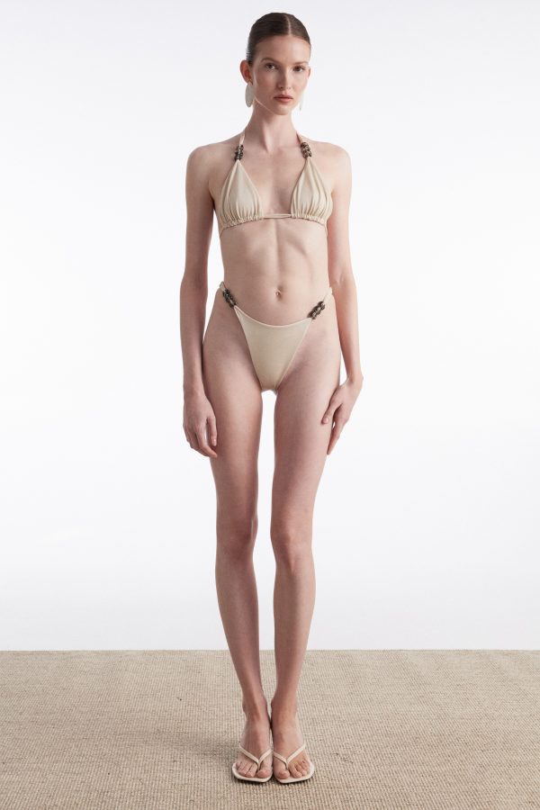 ANNA BIKINI BEIGE WHITE DOUBLE FACE - Image 1