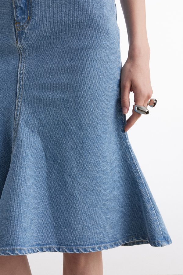 SILIA DENIM SKIRT BUE - Image 5
