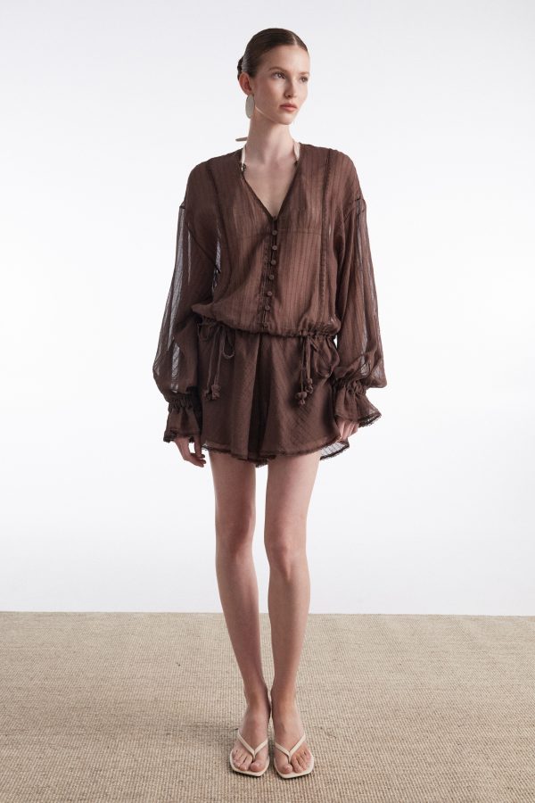 HAN PLAYSUIT BROWN - Image 1