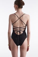 BLACK PEARL SWIMSUIT BLACK - Image 2
