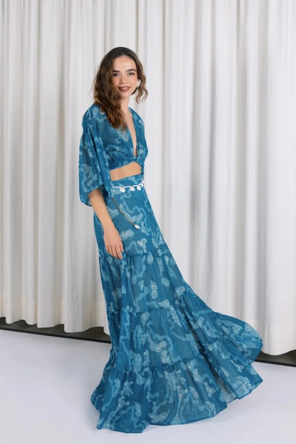 MARINA WRAP SKIRT - Image 1