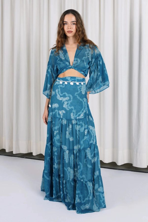 MARINA WRAP SKIRT - Image 4