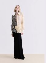 BLACK FLUID MAXI SKIRT - Image 2