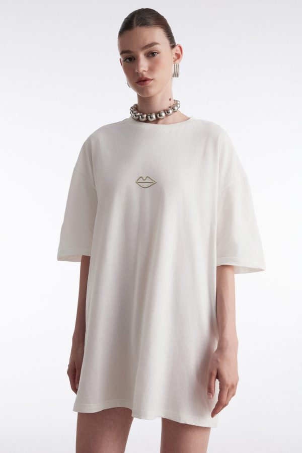 WE SHOULD KISS T-SHIRT OFFWHITE - Image 1