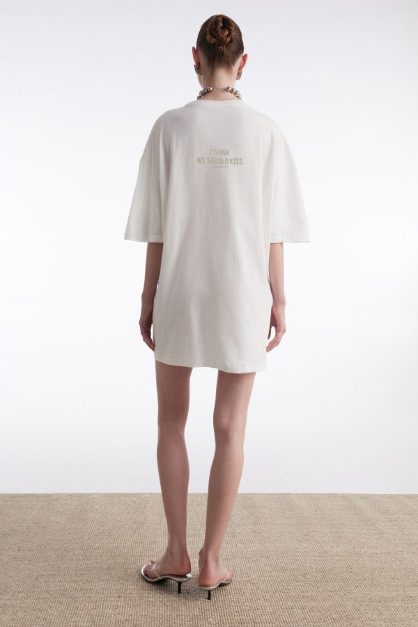 WE SHOULD KISS T-SHIRT OFFWHITE - Image 2