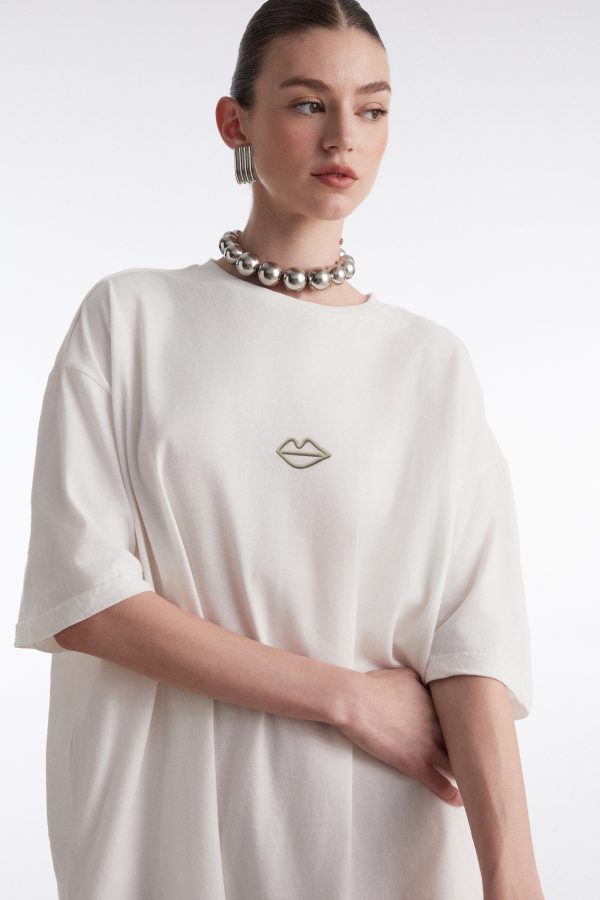 WE SHOULD KISS T-SHIRT OFFWHITE - Image 3