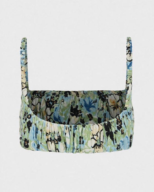 ALICE TOP FLORAL BLUE - Image 3