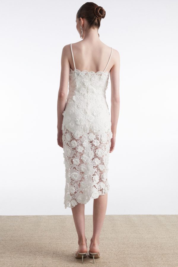 CHARLOTTE DRESS WHITE - Image 2