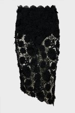 CHARLOTTE MIDI SKIRT black - Image 4