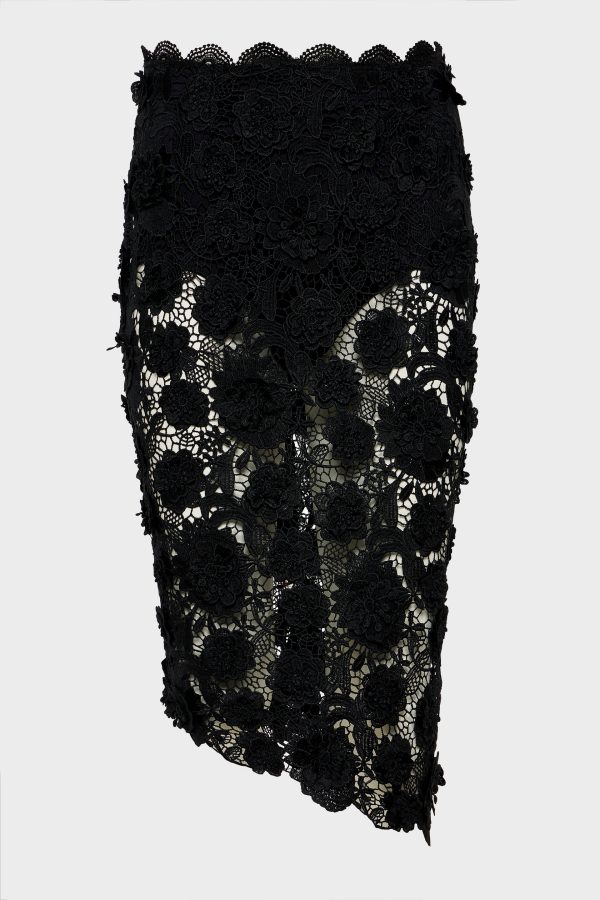 CHARLOTTE MIDI SKIRT black - Image 4