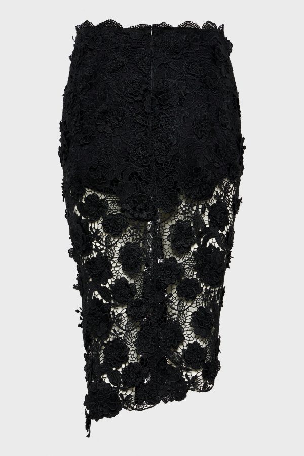 CHARLOTTE MIDI SKIRT black - Image 5