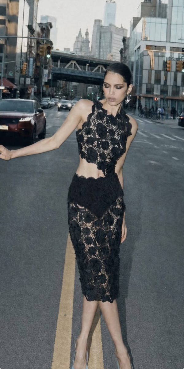 CHARLOTTE MIDI SKIRT black - Image 1
