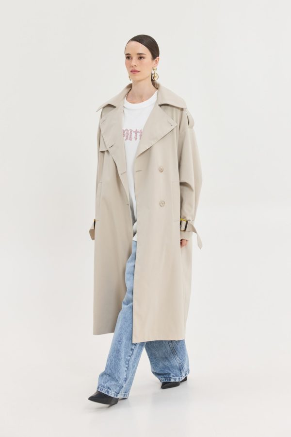 Astra Trenchcoat (Beige) - Image 4