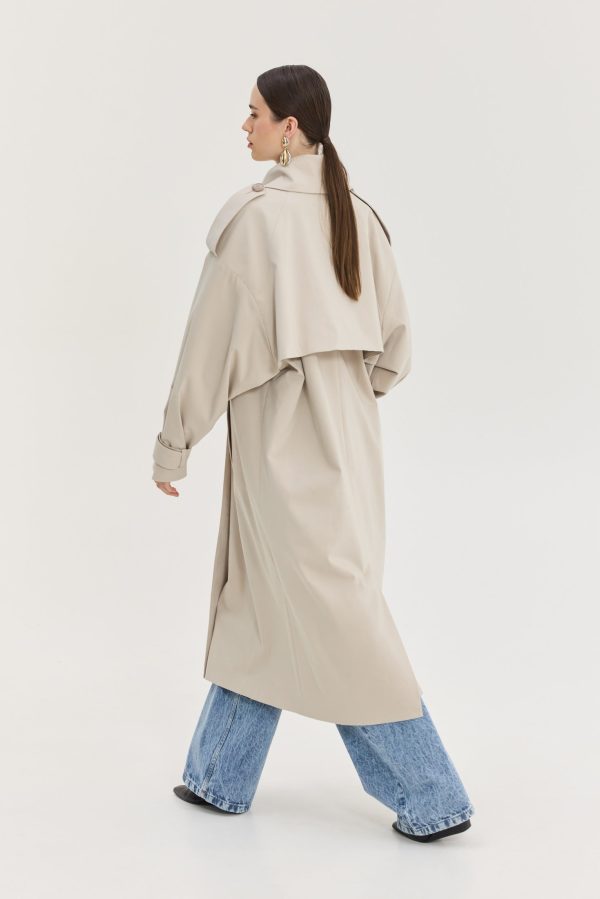 Astra Trenchcoat (Beige) - Image 2