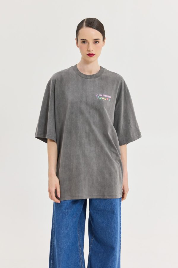 Cheetah Used Grey T-Shirt (Rainbow Floyd) - Image 3