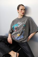 Cheetah Used Grey T-Shirt (Rock on) - Image 2
