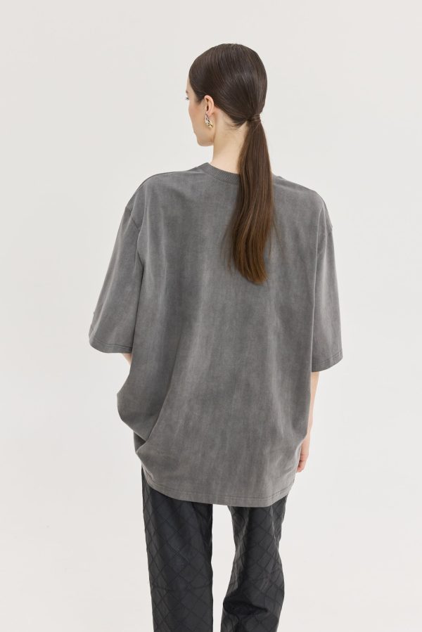 Cheetah Used Grey T-Shirt (Rock on) - Image 3