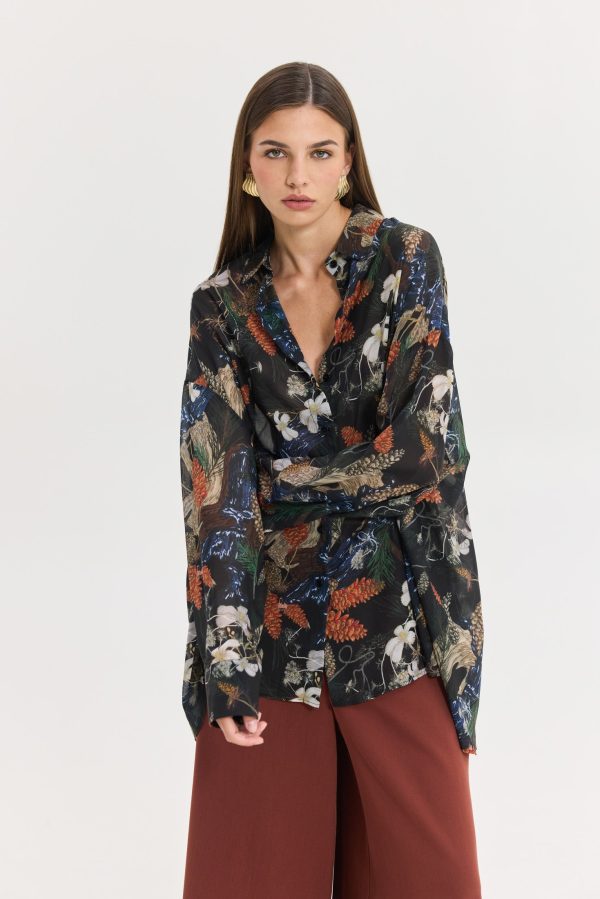 Heather Shirt (Dark Blue) - Image 2