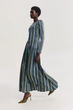 Earth Dress (Multicolor Stripes)
