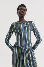 Earth Dress (Multicolor Stripes) - Image 3