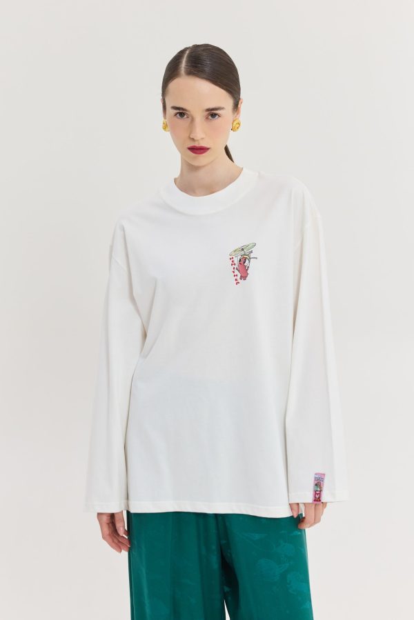 Hermes T-Shirt (Off White) - Image 3
