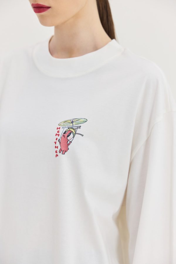Hermes T-Shirt (Off White) - Image 2
