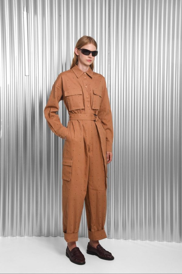 OSAKA JUMPSUIT CAMEL - Image 1