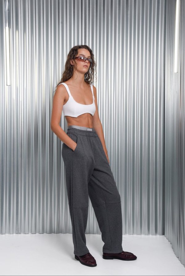 SYMBOL PANTS DARK GREY - Image 1