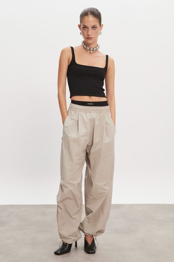 PAOLO TRACKPANTS GREIGE - Image 1