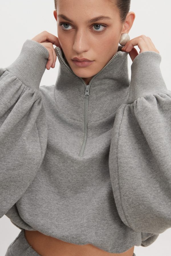 ZEN BLOUSE GREY - Image 2