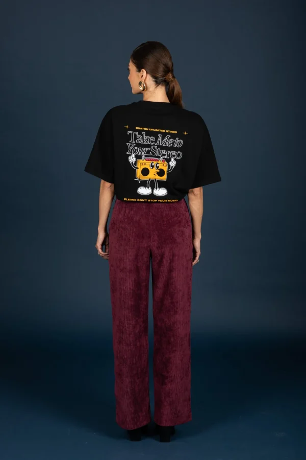 Gwen pants Aubergine - Image 2