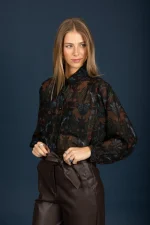 Ennui chiffon shirt