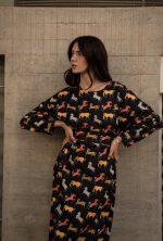 Clemence chiffon dress