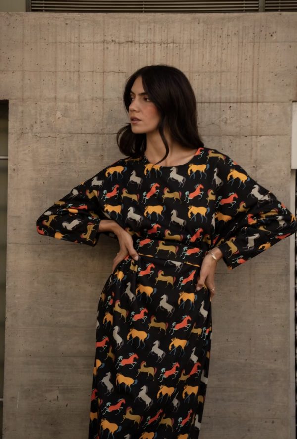 Clemence chiffon dress - Image 1
