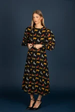 Clemence chiffon dress - Image 4