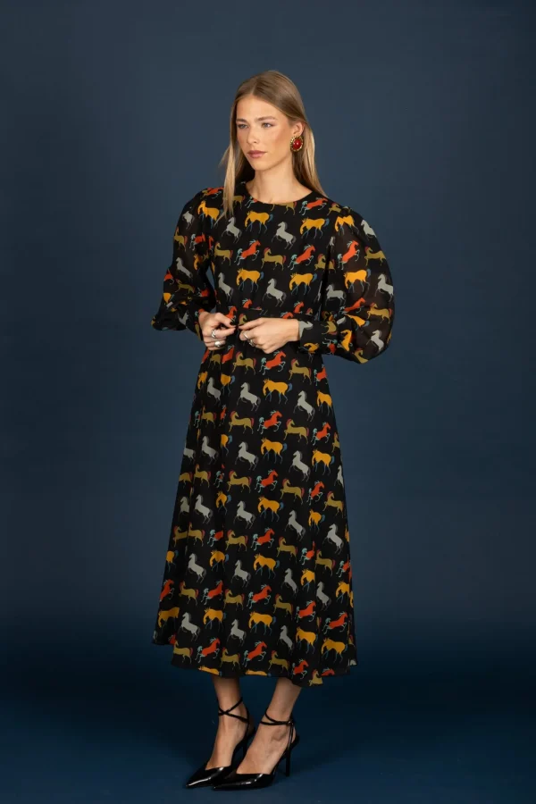 Clemence chiffon dress - Image 4