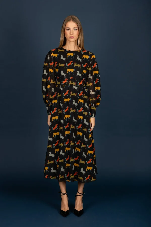Clemence chiffon dress - Image 3