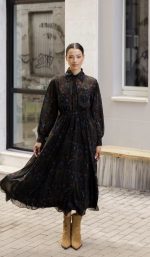 Crispin chiffon dress