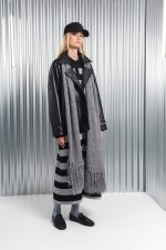 YAMATA LONG DRESS GREY/BLACK - Image 5
