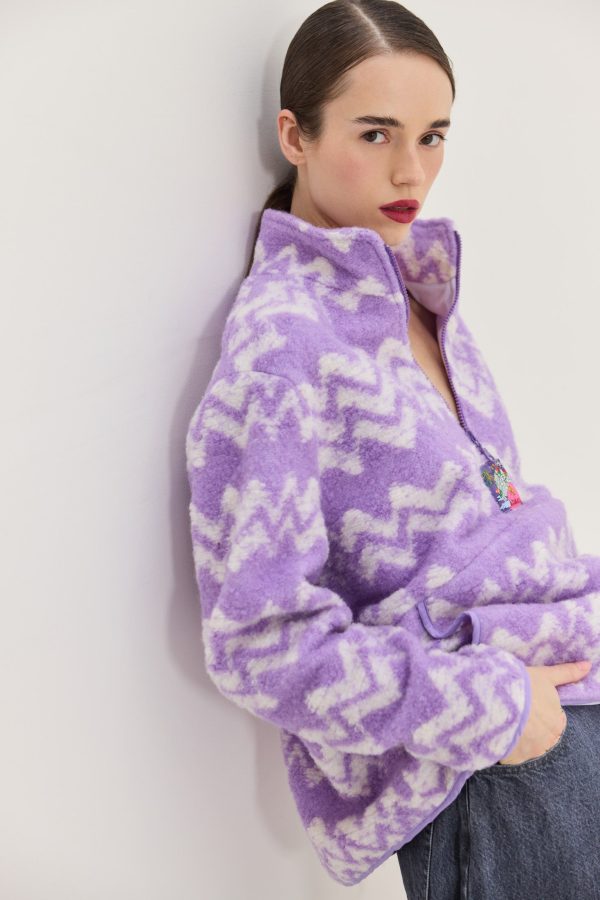 IMG_0237 Moon Sweatshirt (Lilac) - Image 1