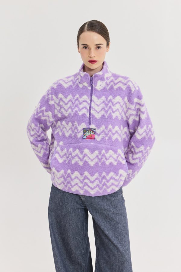 Moon Sweatshirt (Lilac) - Image 2