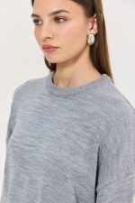 Milkway Knitted Dress (Grey) - Image 2
