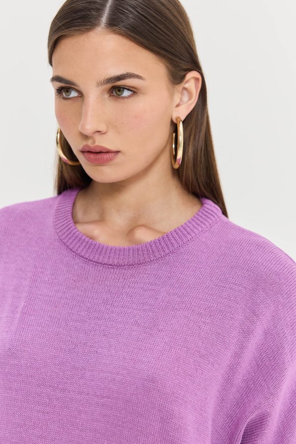 Milkway Knitted Dress (purple) - Image 2