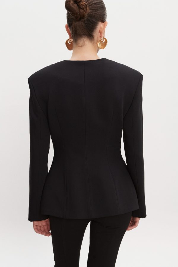 HOURGLASS BLAZER BLACK - Image 4
